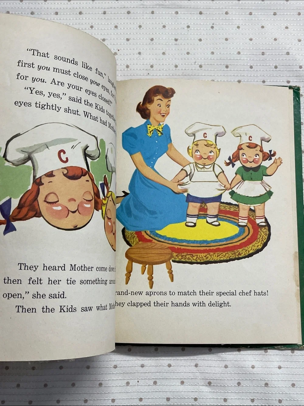 50’s The Campbell Kids at Home - Vintage Children's Book 1954